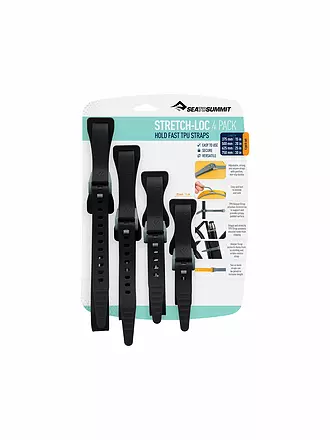 SEA TO SUMMIT | Stretch-Loc TPU Multifunktions-Befestigungssystem (4er Pack) | 